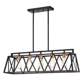 Modern Industrial Style Kitchen Island Fixture