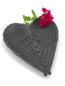 Russian Shungite Gemstone Angel Wings Dish
