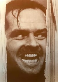 Jack Nicolson, The Shining, Sepia Photo Print