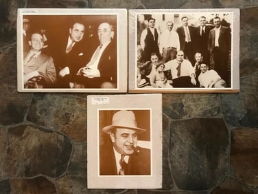 Set of Famous Gangster Al Capone Photo Prints