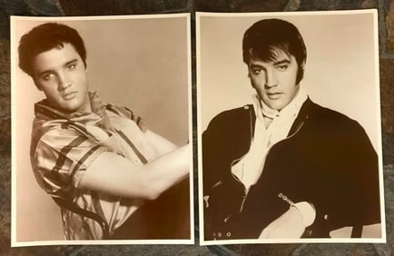 Pair of Elvis Presley Photo Prints