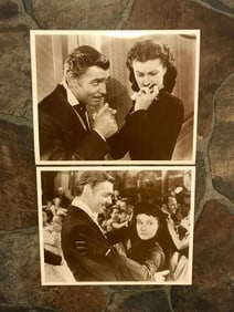 Pair of Gone With The Wind Photo Prints, Rhett, Scarlet