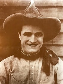 Silent Western Tom Mix Photo Print