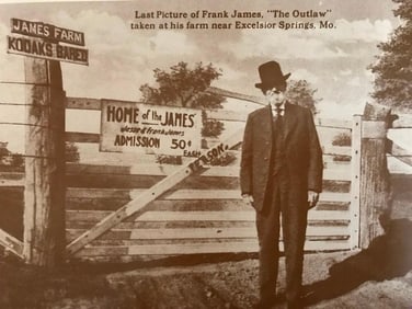 Western Outlaw Frank James Photo Print
