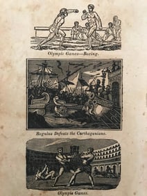 Early 19thc Engravings, Olympic Games, Ancient Carthage