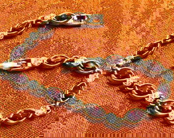 Amethyst Gold Plated Bracelet