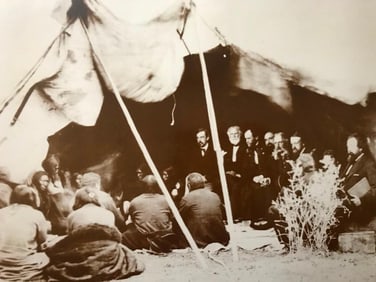Native American History, The Peace Commission of 1868 Photo Print
