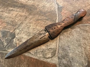 19thc American Plains Indian Trade Dag Knife
