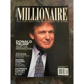Rare Millionaire Magazine, Donald Trump For President