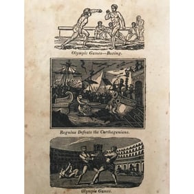 Early 19thc Engravings, Olympic Games, Ancient Carthage