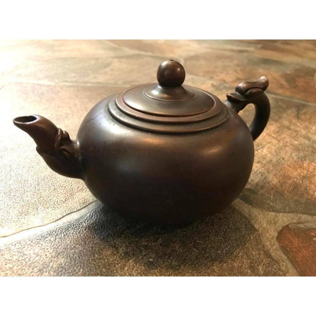 Vintage Chinese Yixing Clay Dragon Teapot (1 of 5)