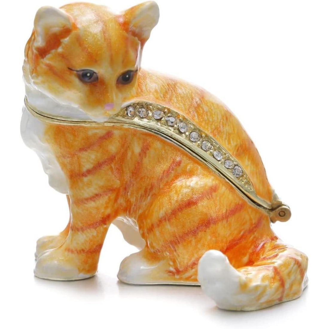 Little Orange Cat Trinket Jewel Box (1 of 7)