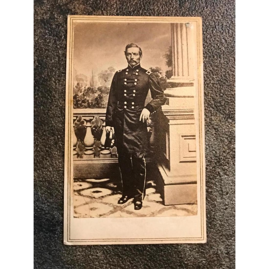 19thc Confederate General P. G. T. Beauregard Carte de Visite Photo (1 of 3)