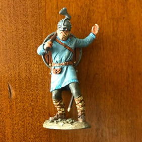 Handpainted del Prado Lead Toy Soldier, Norway Viking