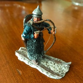 Rare del Prado Lead Soldier, 13thc Lithuanian Warrior