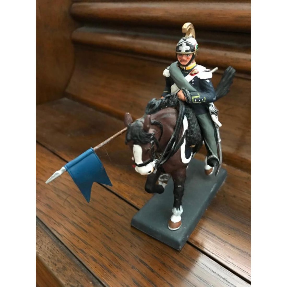 Handpainted Lead Italian Cavalryman Toy Soldier Figure (1 of 5)
