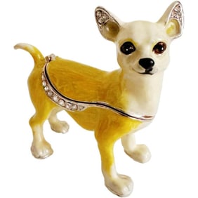 Little Chihuahua Trinket Jewel Box