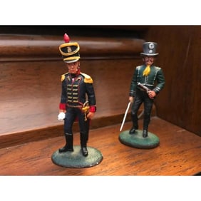 Pair of del Prado Toy Soldiers, Spanish, Napoleonic Wars