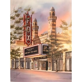 Fox Theater, Atlanta, Anni Moller Limited Edition Print