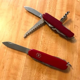Pair of Swiss Army Type Multi Toll Knives