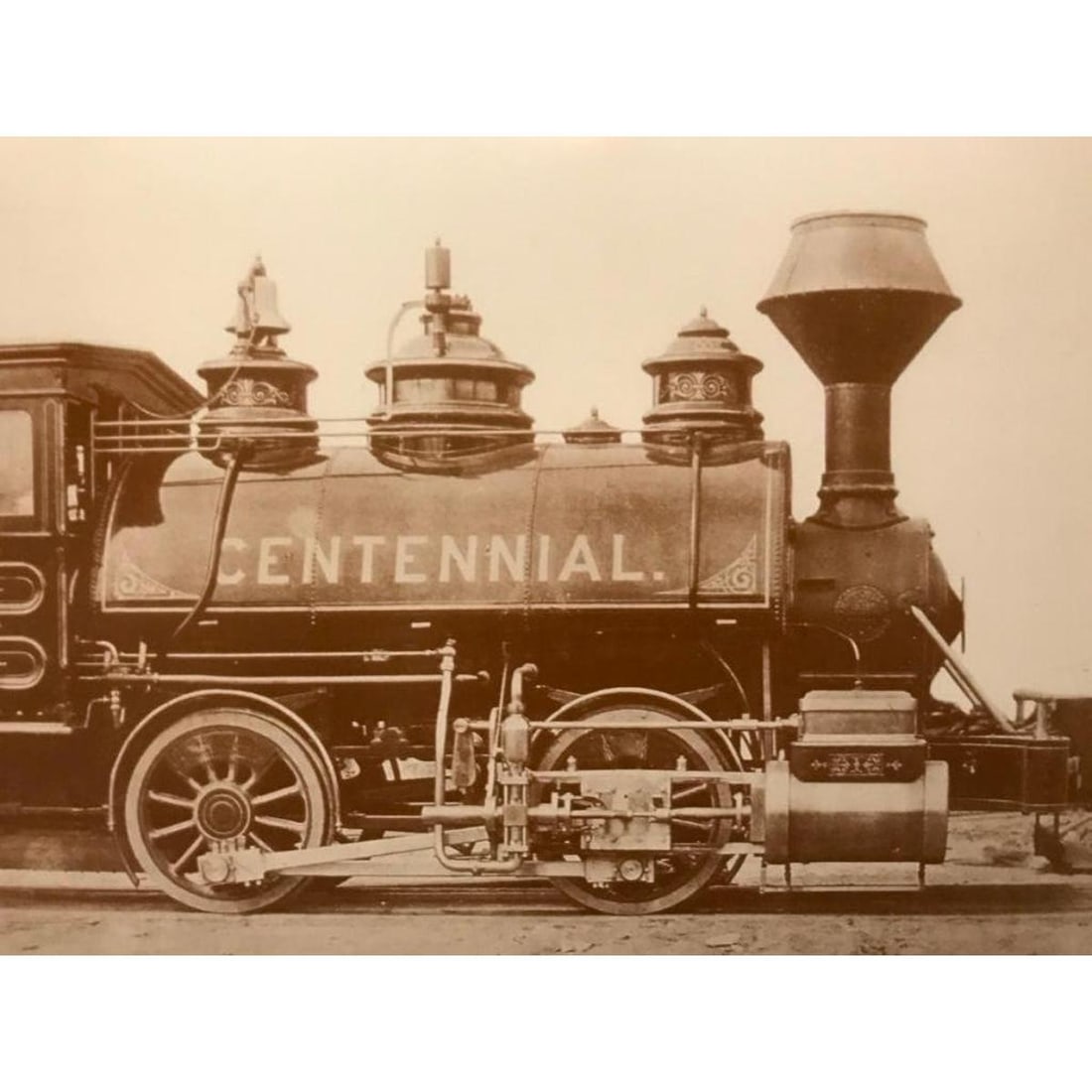 Centennial Train Locomotive Photo Print (1 of 2)
