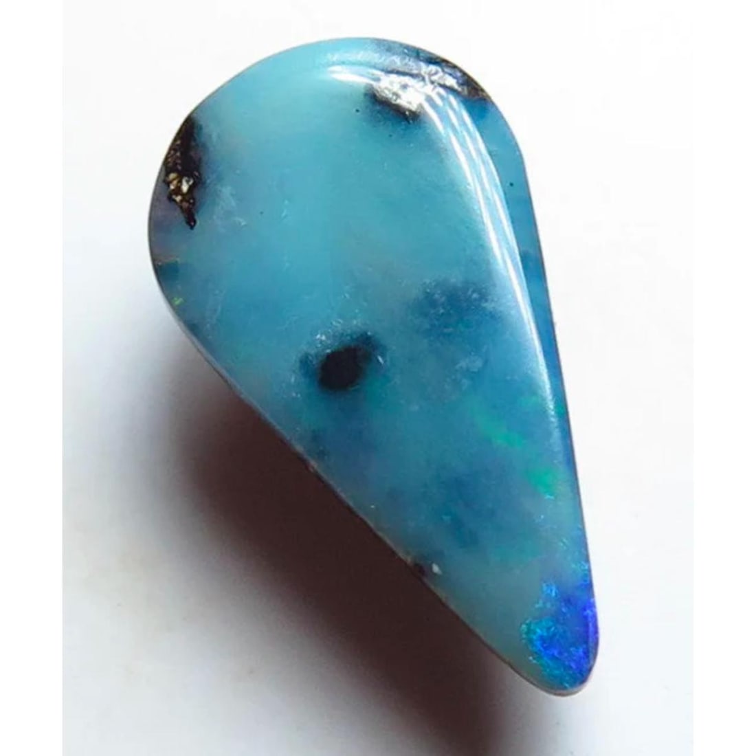 1.33ct Teardrop Australian Blue Boulder Opal (1 of 5)