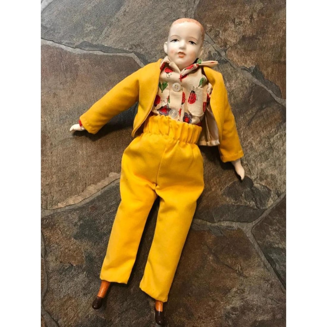 Rare German Antique China Head Boy Doll (1 of 11)