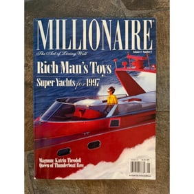 Rare Vintage Issue Millionaire Magazine