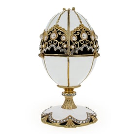 Russian Royal Kremlin Trinket Box Egg