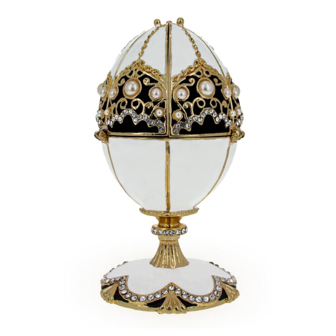 Russian Royal Kremlin Trinket Box Egg (1 of 3)