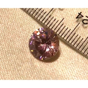 7ct Russian Pink Cubic Zirconia Diamond Simulant