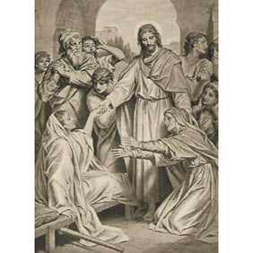 Early 1900s Print, #797N Raising the Dead