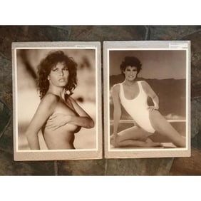 Pair of Vintage Racquel Welch Photo Prints