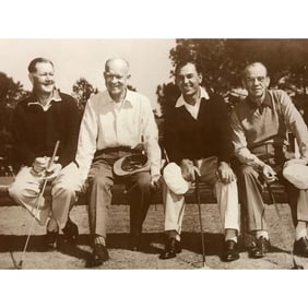 President Eisenhower Playing Golf Photo Print