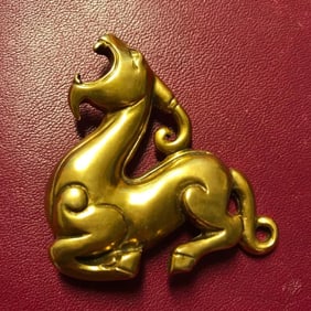 Metropolitan Museum Ram Brooch Pin