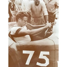 James Dean Ferrari Race Car Photo Print