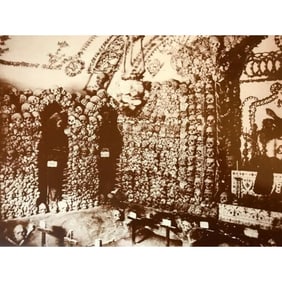 Roman Capuchin Monk Cemetery Photo Print