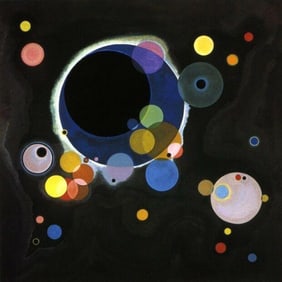 Kandinsky, Several Circles Modern Lithograph Print