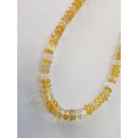 Welo Fire Opal Gemstone Necklace