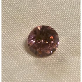 4ct Russian Pink Cubic Zirconia Crystal