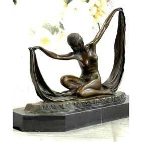 After Mirval, Bronze Dancer Sculpture
