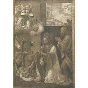 Early 1900s Print, #304 Nativity