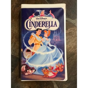 Rare Walt Disney's Masterpiece Cinderella VHS