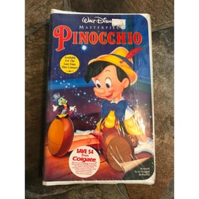 Rare 1993 Unopened Walt Disney Pinocchio VHS Tape
