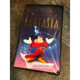 Rare Walt Disney's Masterpiece VHS Tape, Fantasia