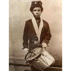 African American History Civil War Drummer Boy Photo Print