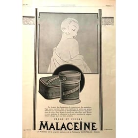 1920s French Magazine Advertisment, Parisian Cosmetics