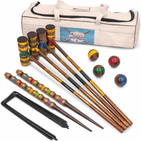 Vintage Style Croquet Set