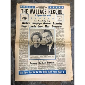 1966 George Wallace Political Advertisement