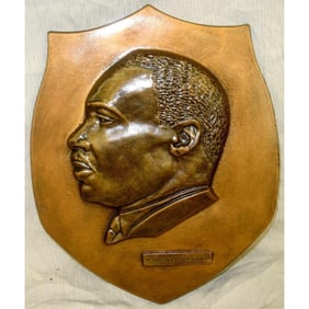 Vintage Martin Luther King Wall Sculpture Plaque